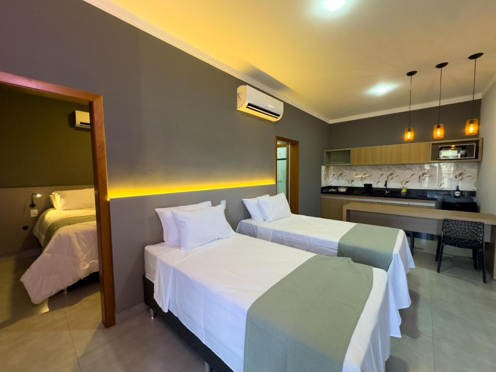 Ondara Flat Hotel Andradina Buitenkant foto