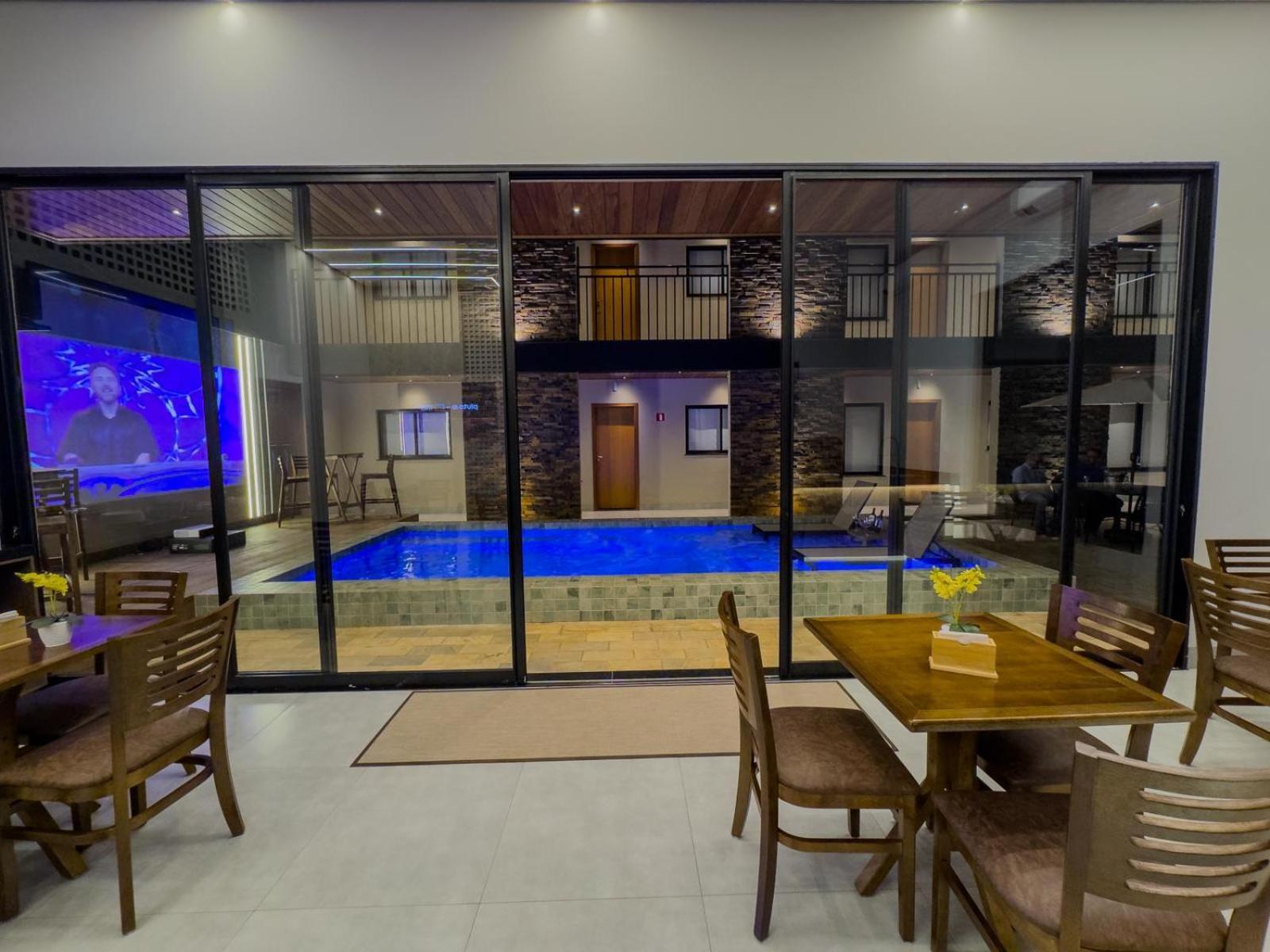 Ondara Flat Hotel Andradina Buitenkant foto